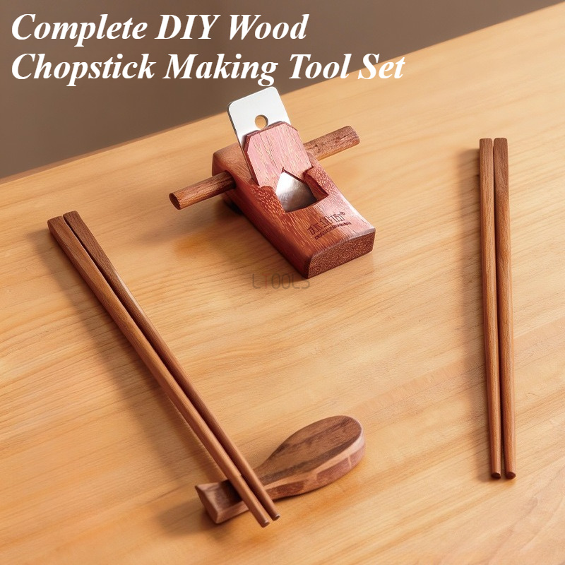 Woodworking Kits For Beginners - Set Alat Pembuat Sumpit Kayu Kit