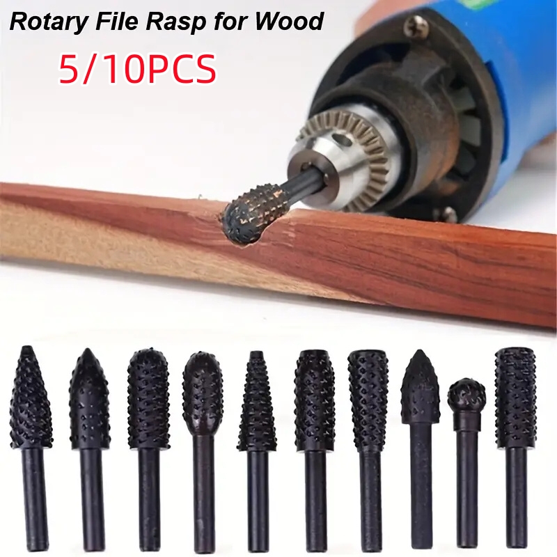 Woodworking Files And Rasps - Set mata bor Rotari 6mm, 5