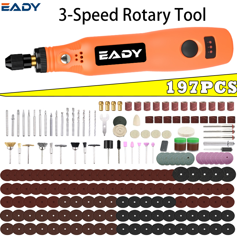 Woodworking Joinery - Perangkat Perkakas Putar Tanpa Kabel USB