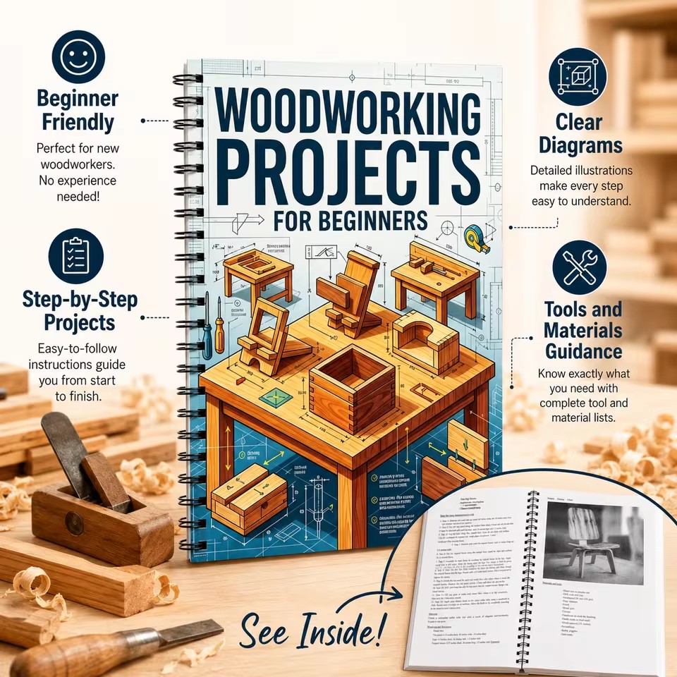 Woodworking Ideas For Adults - Rencana Kerajinan Kayu Mudah untuk Pemula,