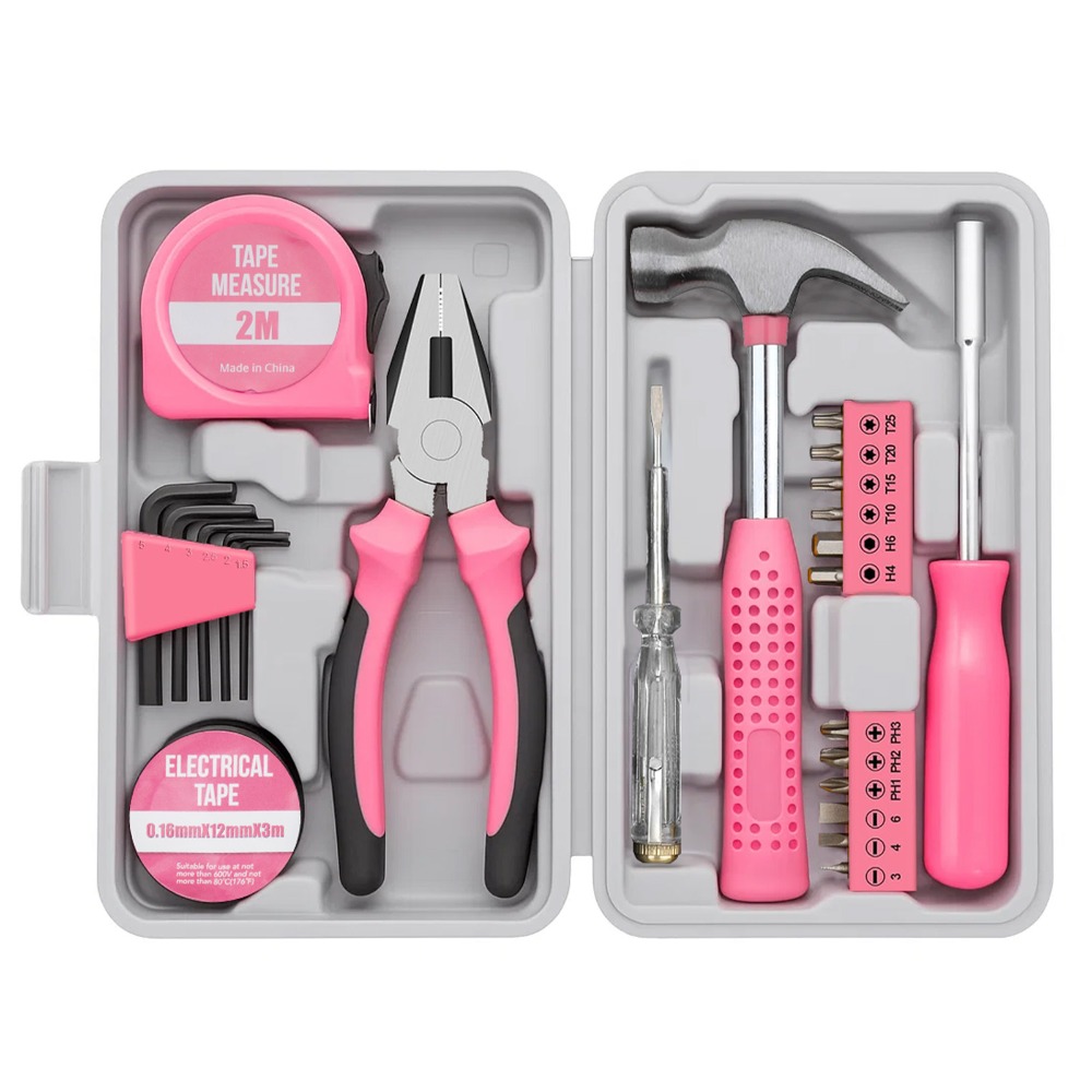 Woodworking Hammer - Peralatan Tangan Portabel Warna Pink, Perkakas