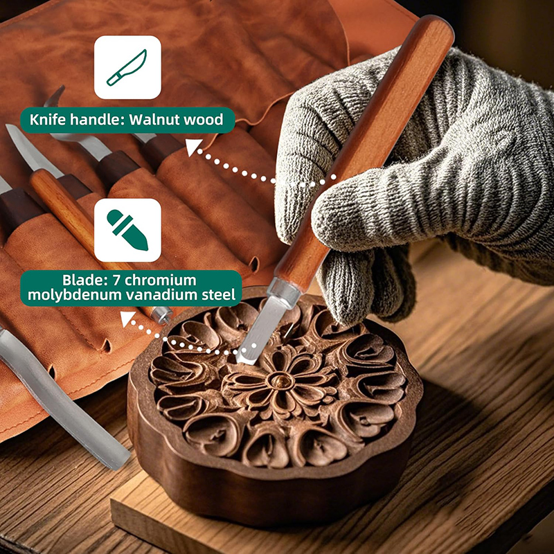 15 Buah Set Alat Ukir Kayu Pro - Woodworking Kits For Beginners ulasan dan harga