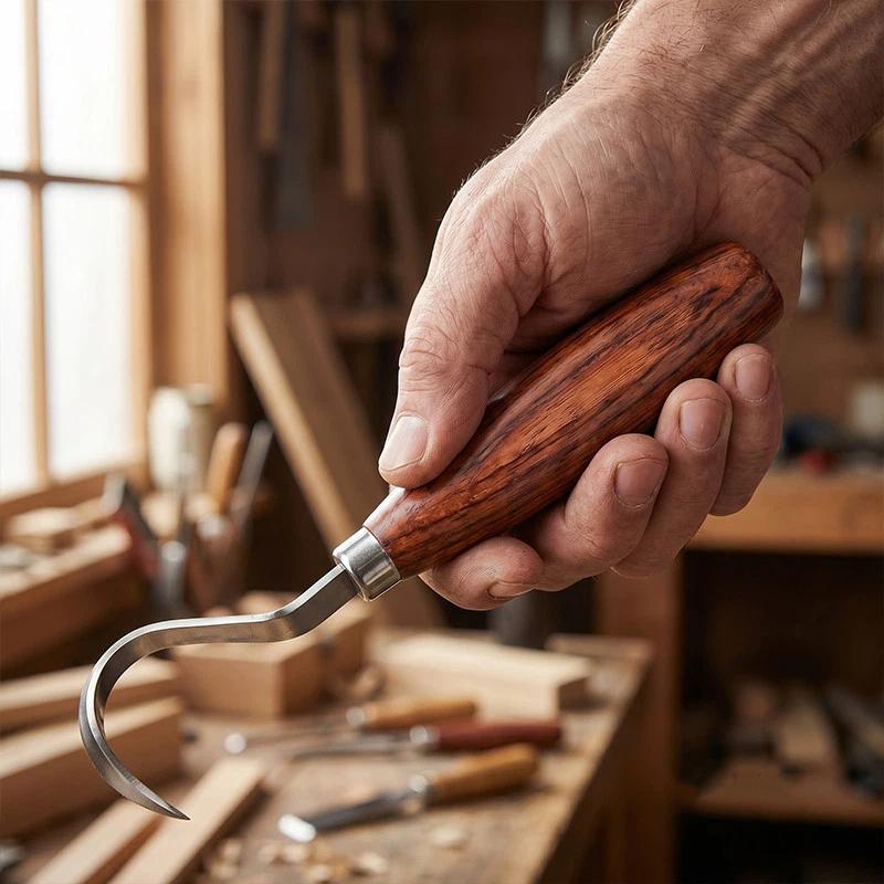 1 Buah Pisau Ukir Kayu Peganga - Woodworking Joinery ulasan dan harga