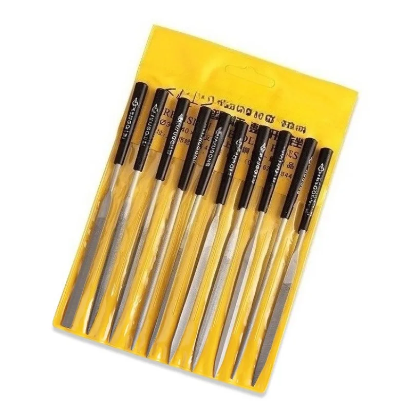 10pcs/set Set Kikir Jarum Loga - Woodworking Files And Rasps ulasan dan harga
