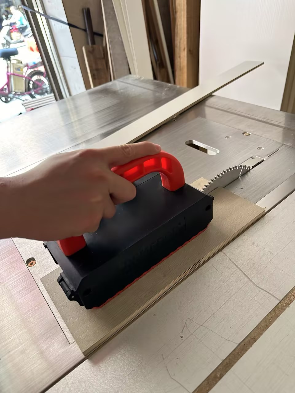 Pendorong Blok Gergaji Meja, A - Woodworking Jointer ulasan dan harga
