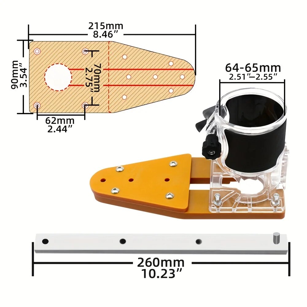 Jig lingkaran pemotong elektri - Woodworking Jointer ulasan dan harga