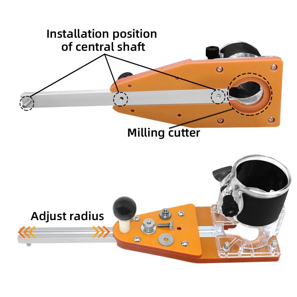 Jig lingkaran pemotong elektri - Woodworking Jointer ulasan dan harga