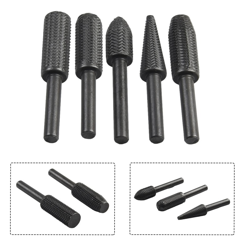 5 Buah Set Kikir Putar Model L - Woodworking Files And Rasps ulasan dan harga