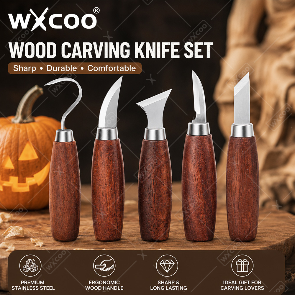 Set Pahat Ukir Kayu WXCOO, Bil - Woodworking Kits For Beginners ulasan dan harga
