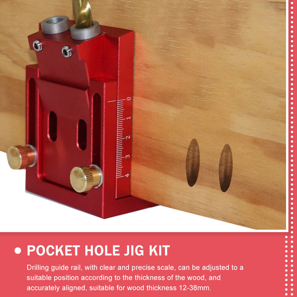 Pocket Hole Jig 1 Set 15 Deraj - Woodworking And Carpentry ulasan dan harga